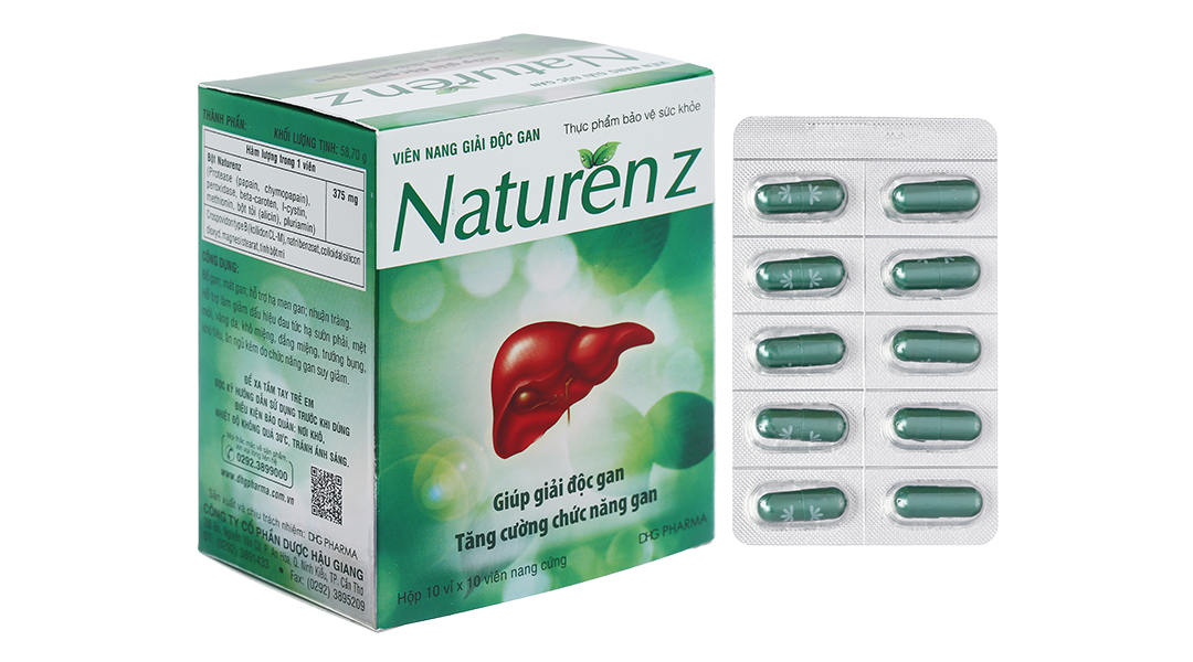 Bổ gan Naturen Z DHG (10 vỉ x 10 viên)