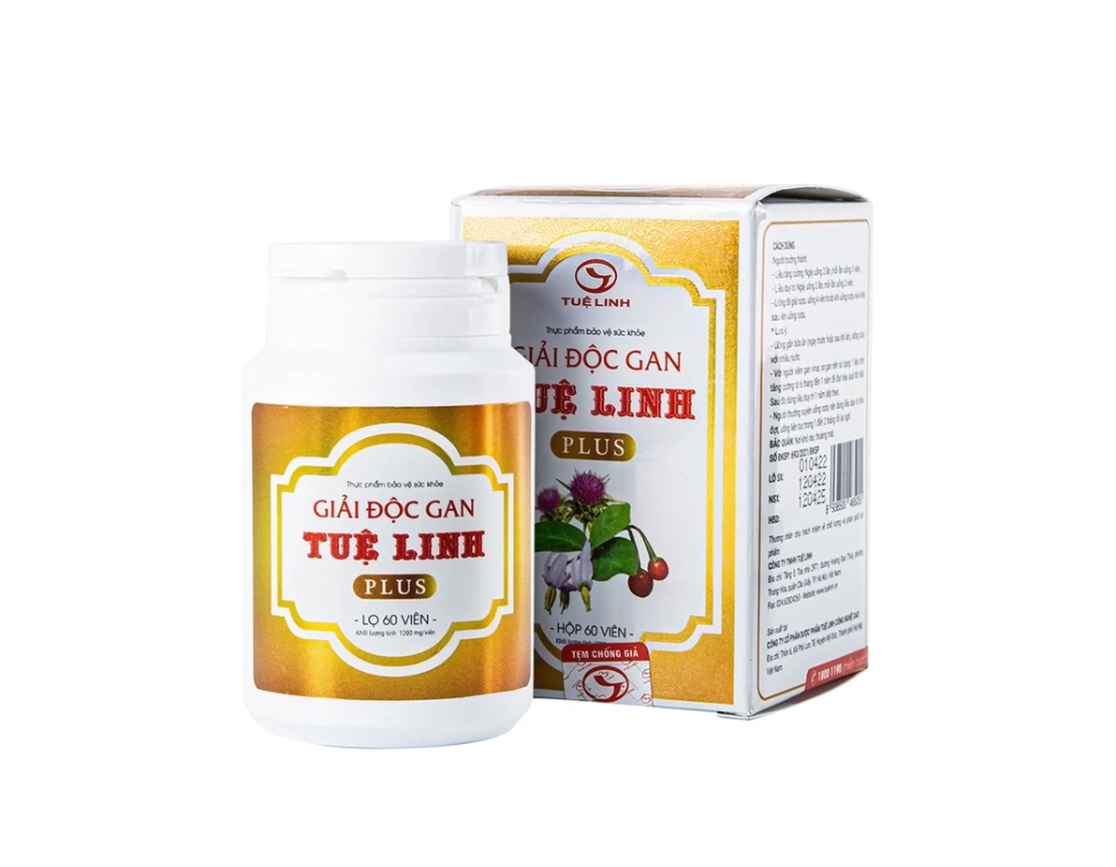 Giải Độc Gan Tuệ Linh Plus (60 viên)