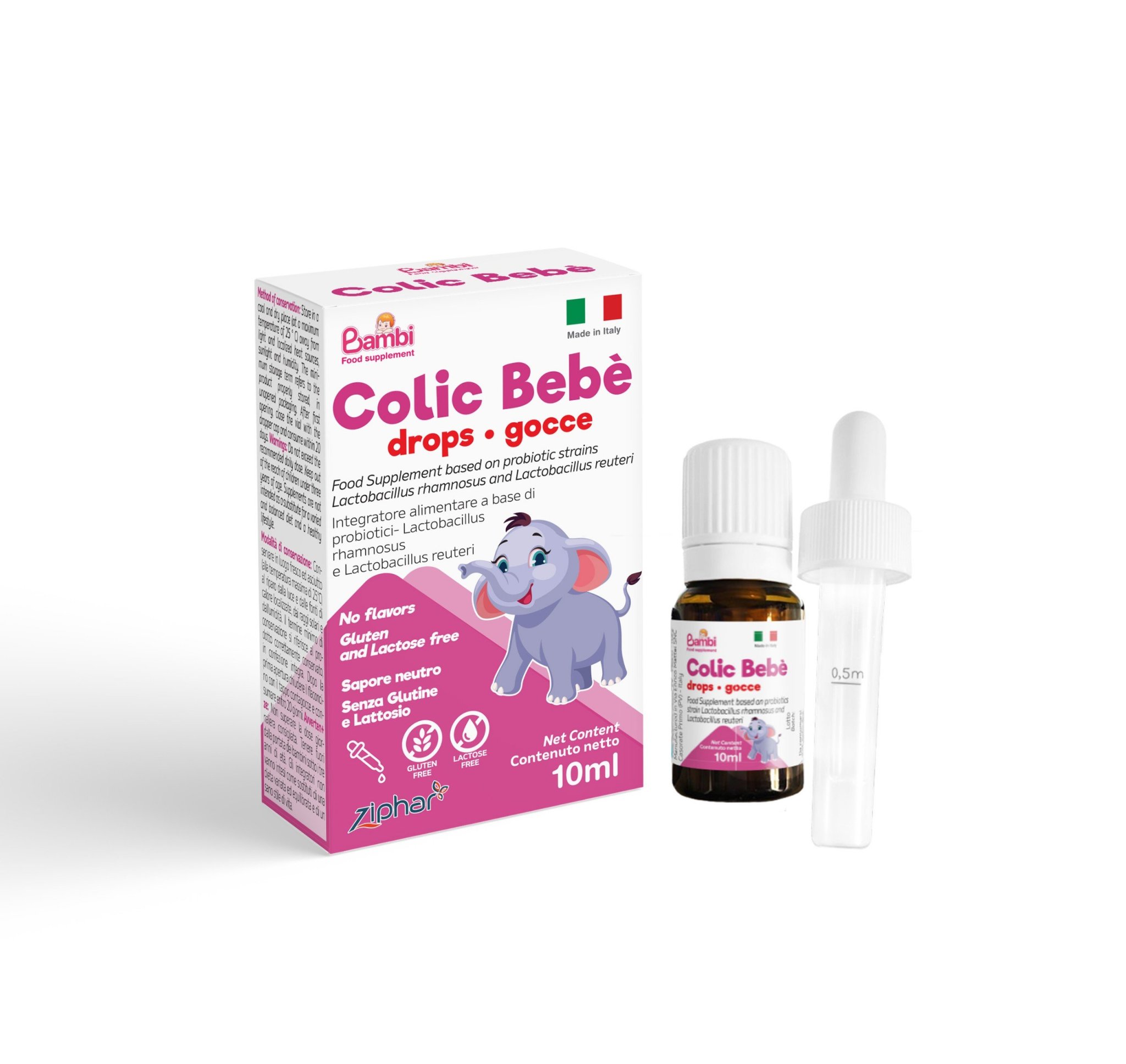 Men vi sinh Colic Bebe