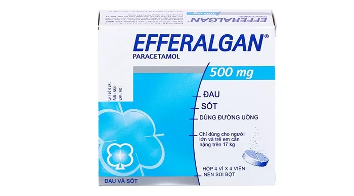 Viên sủi Efferalgan 500mg UPSA SAS (4 vỉ x 4 viên)