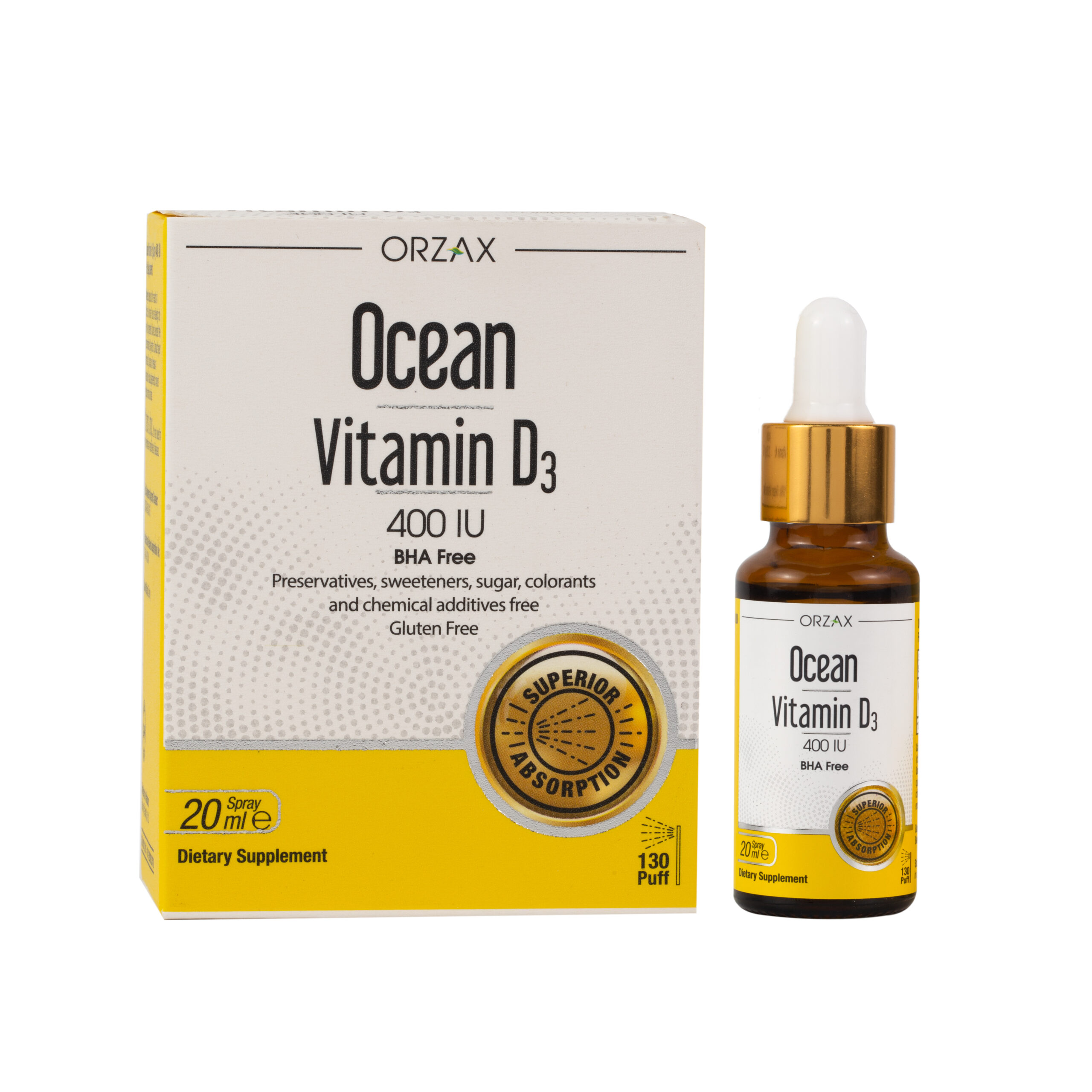 Xịt Ocean Vitamin D3 400IU (20ml)